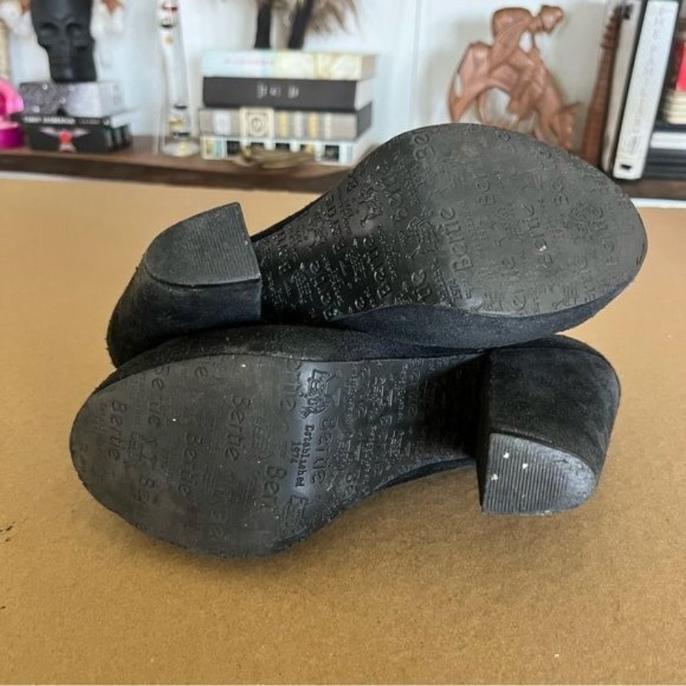 Anthro Bertie Suede Platform Booties - Picture 8 of 9